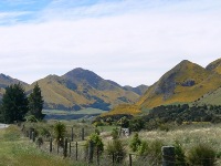 Picturesque countryside near Hanmer Springs