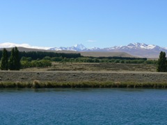 First view of Mt Cook on the salmon farm road First view of Mt Cook on the salmon farm road