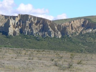 Clay cliffs at Omarama Clay cliffs at Omarama