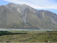 Mt Hutt Range and Rakaia River Mt Hutt Range and Rakaia River