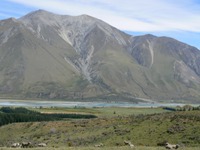 Mt Hutt Range and Rakaia River