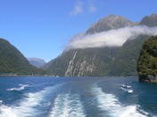 Cloud rings Mitre Peak