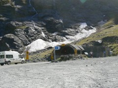 Looking toward Hollyford River Valley