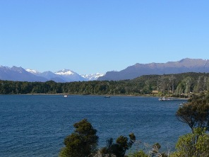 Te Anau Downs, boats leave here for the start of the milford Track