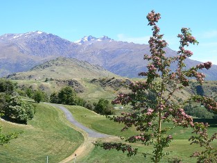 Looking back to the18th tee at The Hills