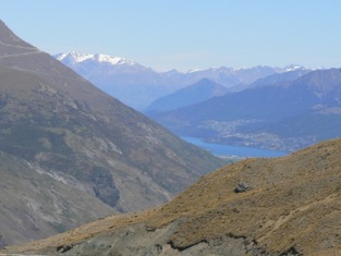 First sight of Queenstown First sight of Queenstown