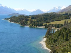 Lake Wakatipu from near Mt Creighton Lake Wakatipu from near Mt Creighton